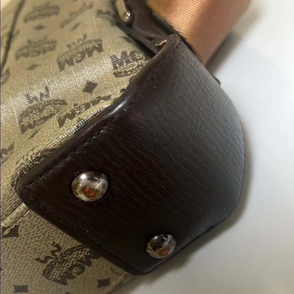 MCM Logo Messenger Bag